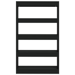 Libreria/Divisorio Nero 80x30x135 cm in Truciolato 811710