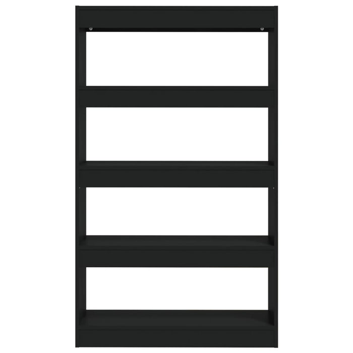 Libreria/Divisorio Nero 80x30x135 cm in Truciolato 811710