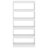 Libreria/Divisorio Bianco 80x30x166 cm in Truciolato