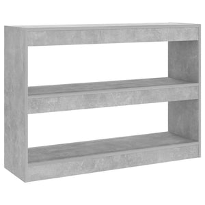 Divisorio-Paravento Grigio Cemento 100x30x72 cm