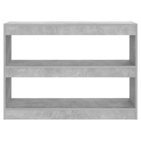 Divisorio-Paravento Grigio Cemento 100x30x72 cm