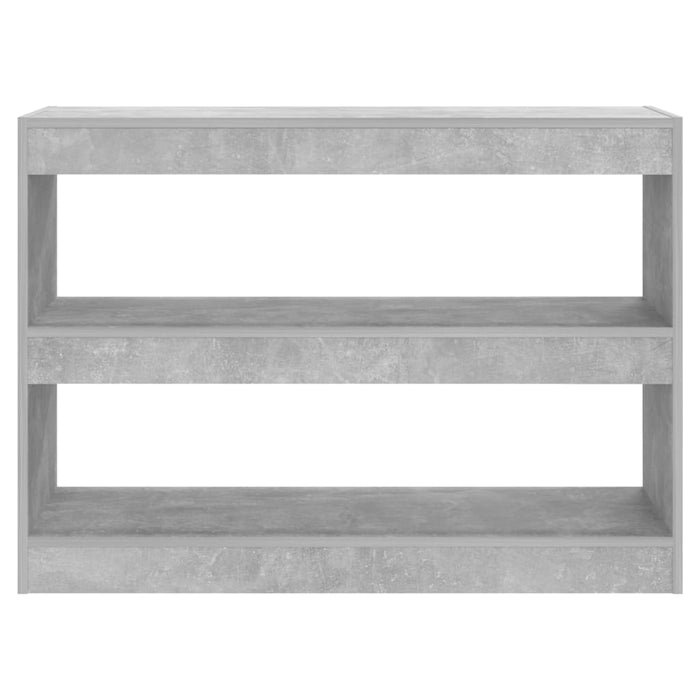 Divisorio-Paravento Grigio Cemento 100x30x72 cm