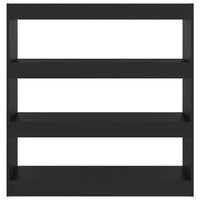 Libreria/Divisorio Nero 100x30x103 cm cod mxl 15018