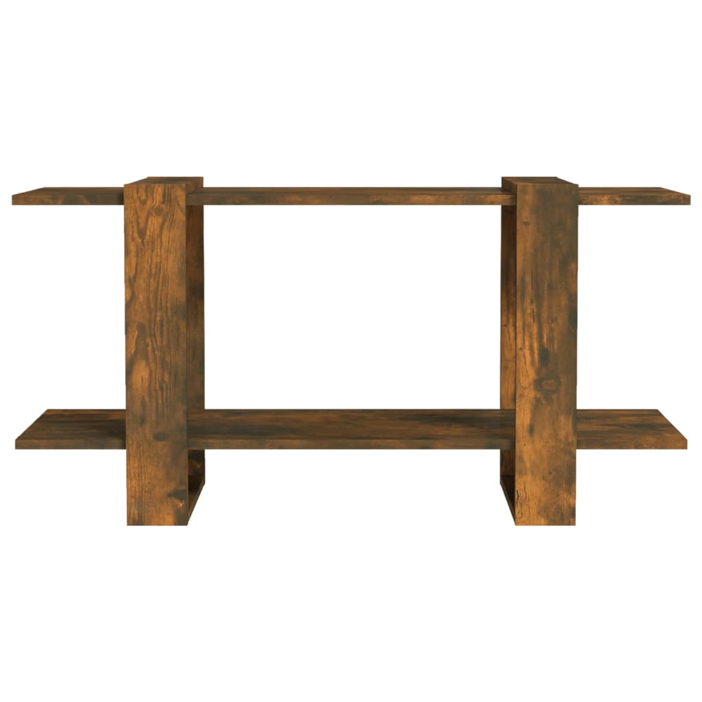 Libreria Rovere Fumo 100x30x51 cm in Legno Multistrato 813569