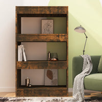 Libreria/Divisorio Rovere Fumo 60x30x103 cm in Truciolato
