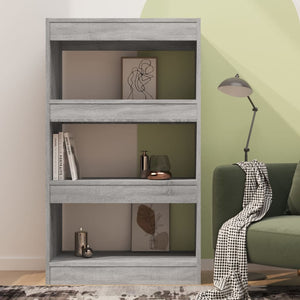 Libreria/Divisorio Grigio Sonoma 60x30x103 cm in Truciolato 813603