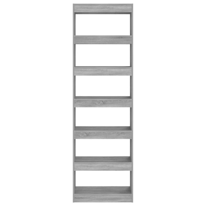 Libreria/Divisorio Grigio Sonoma 60x30x198 cm 813612