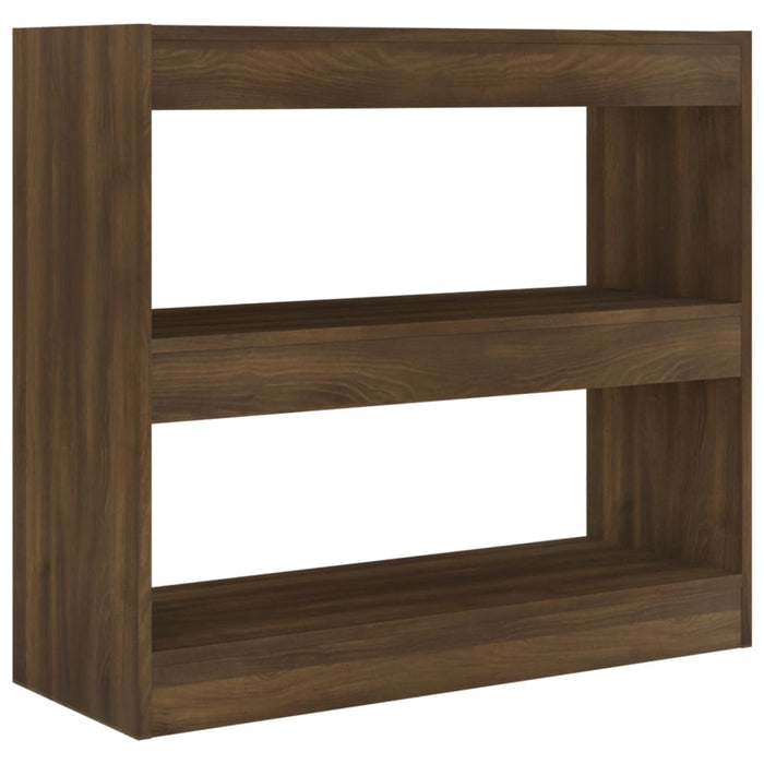 Libreria/Divisorio Rovere Marrone 80x30x72 cm 813616