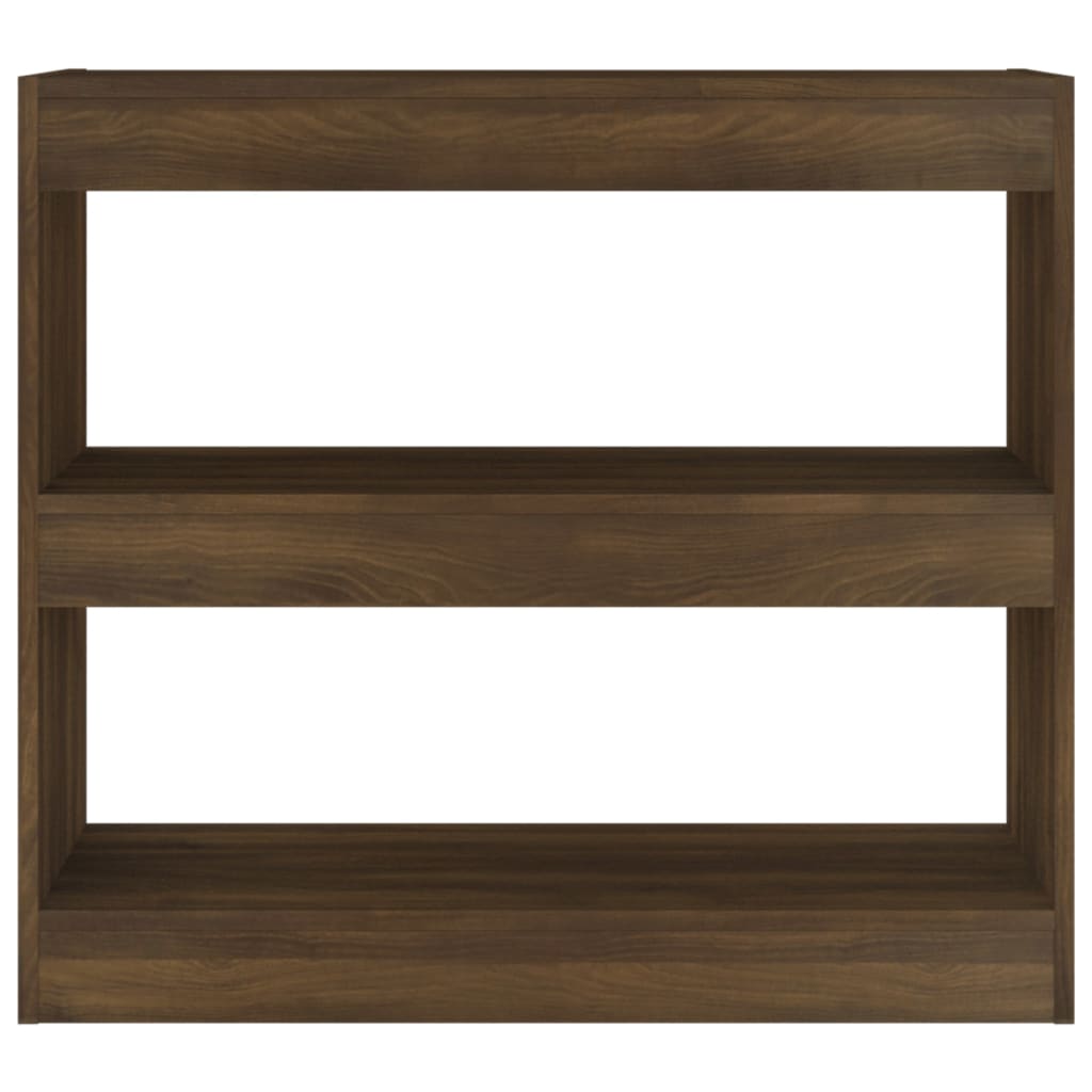 Libreria/Divisorio Rovere Marrone 80x30x72 cm 813616