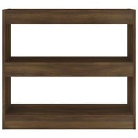 Libreria/Divisorio Rovere Marrone 80x30x72 cm 813616