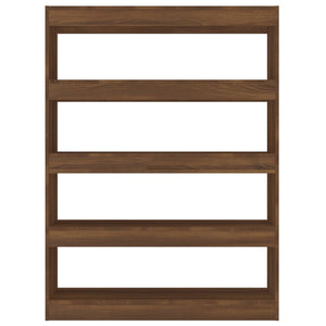 Libreria/Divisorio Rovere Marrone 100x30x135 cm 813637