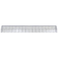 Recinto per pollaio gabbia per galline da esterno 3 x 16 x 2 m acciaio zincato argento 02_0044002