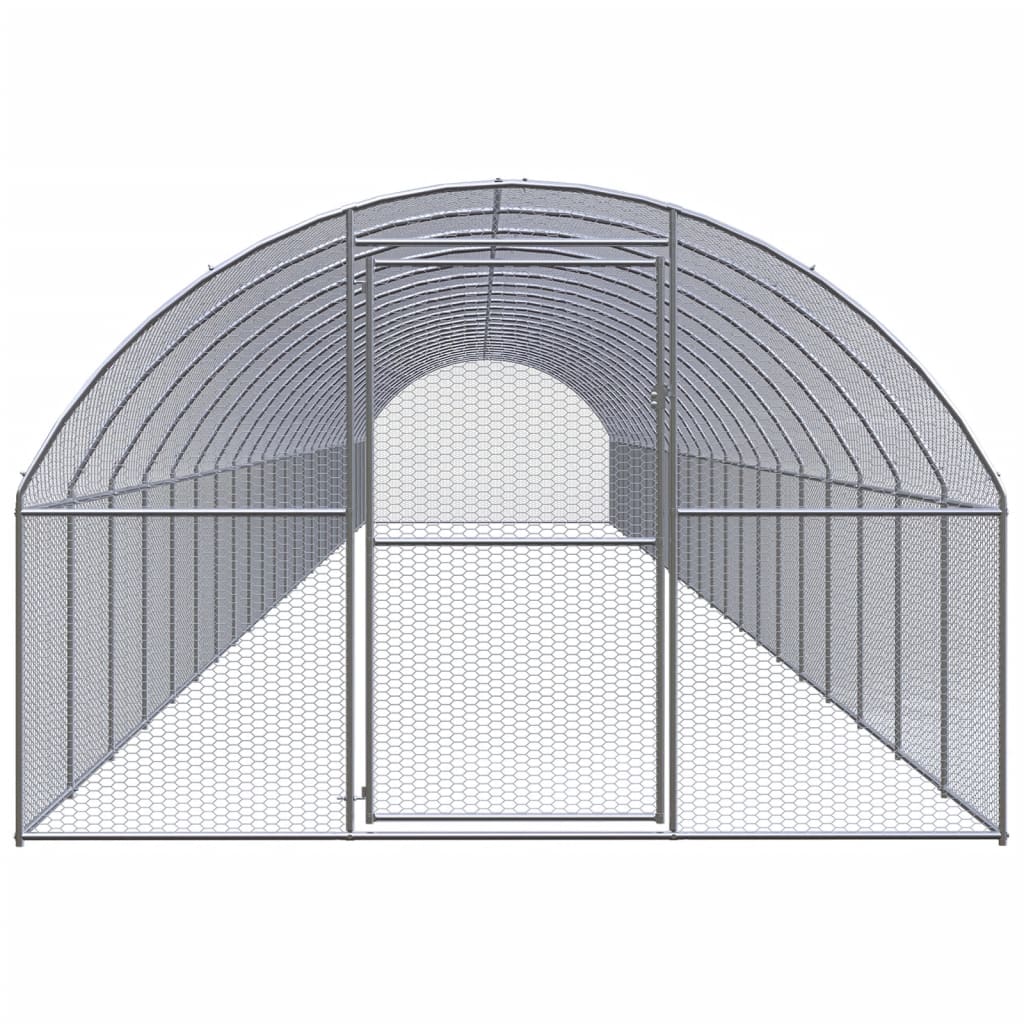 Pollaio per Esterni 3x24x2 m in Acciaio Zincato cod mxl 68076