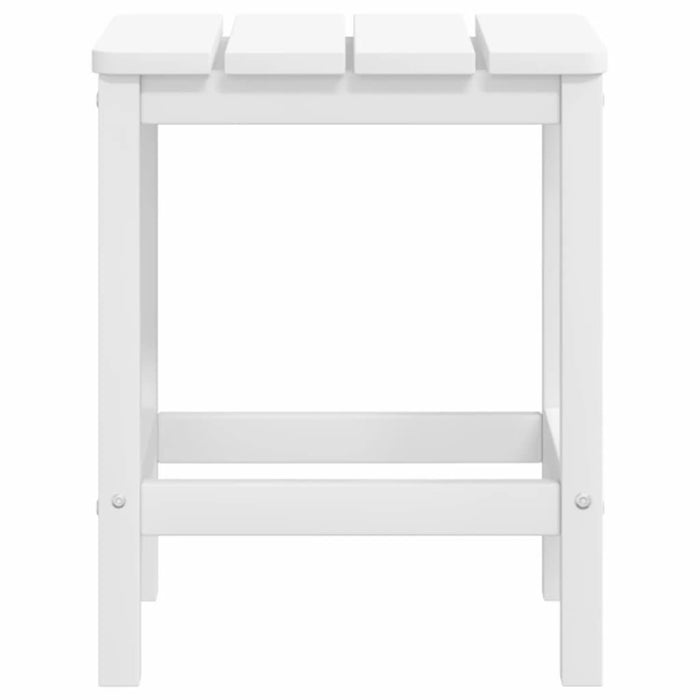 Sedia Giardino con Poggiapiedi e Tavolo Adirondack HDPE Bianco cod mxl 74503