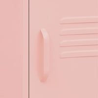 Comodini 2 pz Rosa 35x35x51 cm in Acciaio 3095209