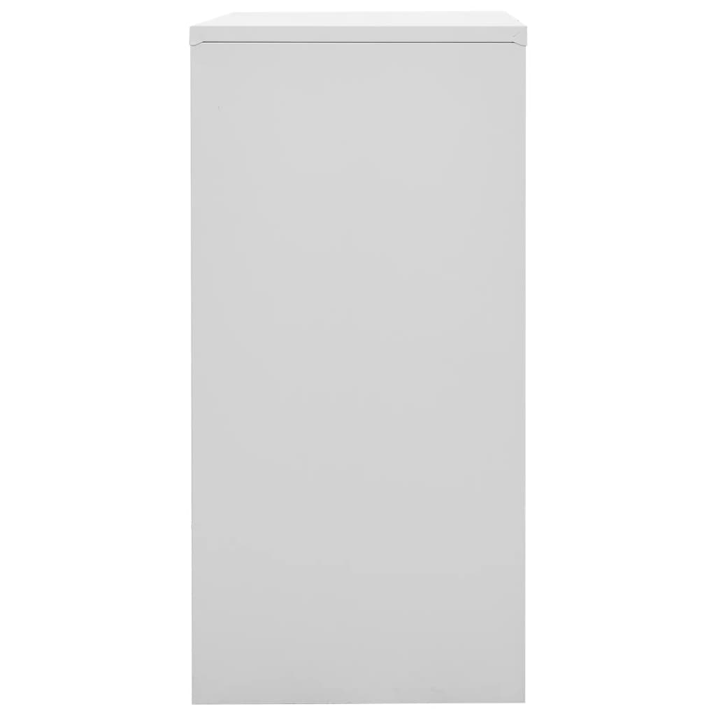 Armadietti Chiavi 5pz Grigio Chiaro Verde 90x45x92,5cm Acciaio 3095238
