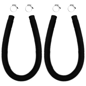 Pannelli Solari Termici Curvi per Piscina 2 pz 72,5x46 cm 3095461