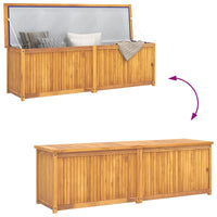 Cassa da Giardino 175x50x55 cm in Legno Massello di Teak cod mxl 71263