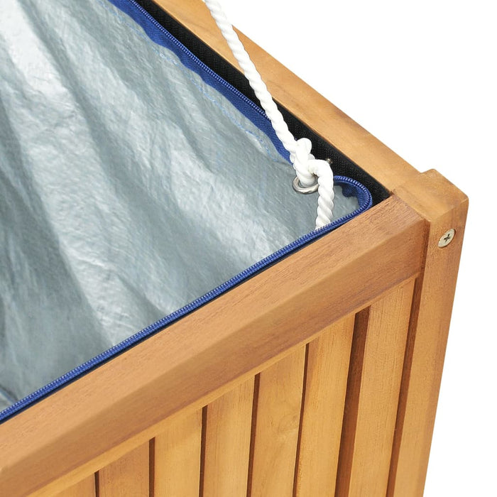 Cassa da Giardino 175x50x55 cm in Legno Massello di Teak 318734