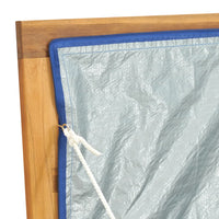 Cassa da Giardino 175x50x55 cm in Legno Massello di Teak 318734