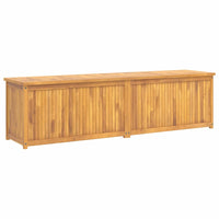 Cassa da Giardino 200x50x55 cm in Legno Massello di Teak cod mxl 77613