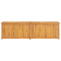 Cassa da Giardino 200x50x55 cm in Legno Massello di Teak 318735
