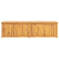 Cassa da Giardino 200x50x55 cm in Legno Massello di Teak cod mxl 77613