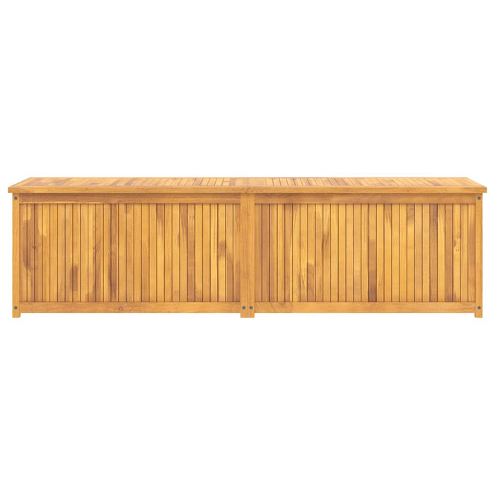 Cassa da Giardino 200x50x55 cm in Legno Massello di Teak cod mxl 77613