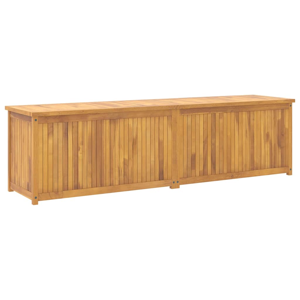 Cassa da Giardino 200x50x55 cm in Legno Massello di Teak cod mxl 77613