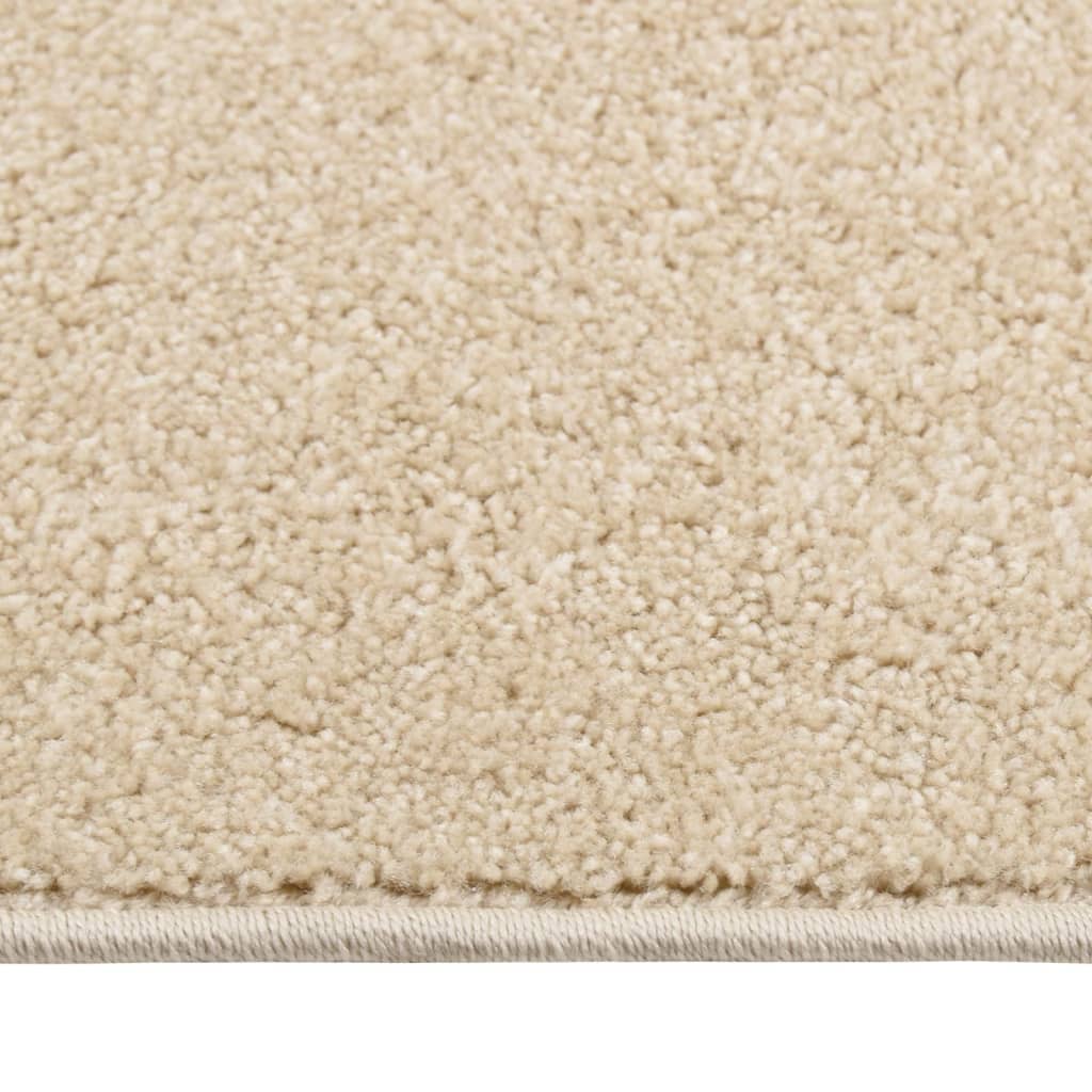 vidaXL Tappeto a Pelo Corto 240x340 cm Beige