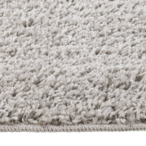 Tappeto Shaggy Grigio Chiaro 160x230 cm Antiscivolo 340385