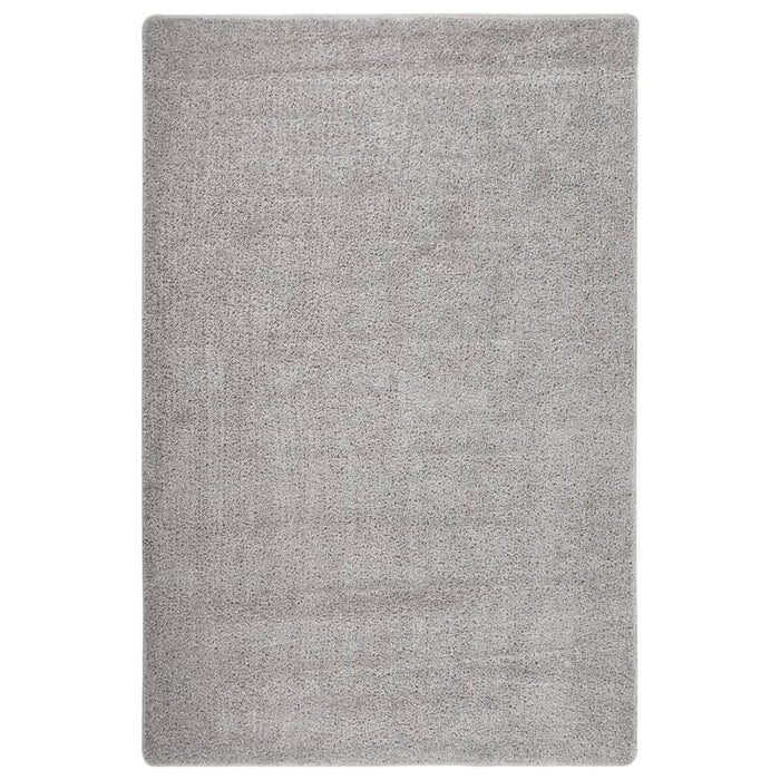 Tappeto Shaggy Grigio Chiaro 200x290 cm Antiscivolo cod mxl 74330