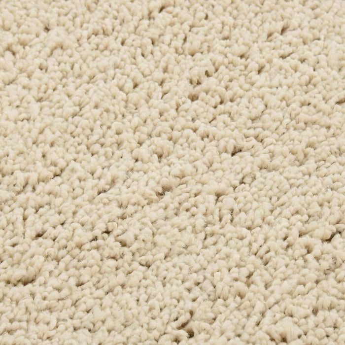 Tappeto Shaggy Crema 120x170 cm Antiscivolo 340388
