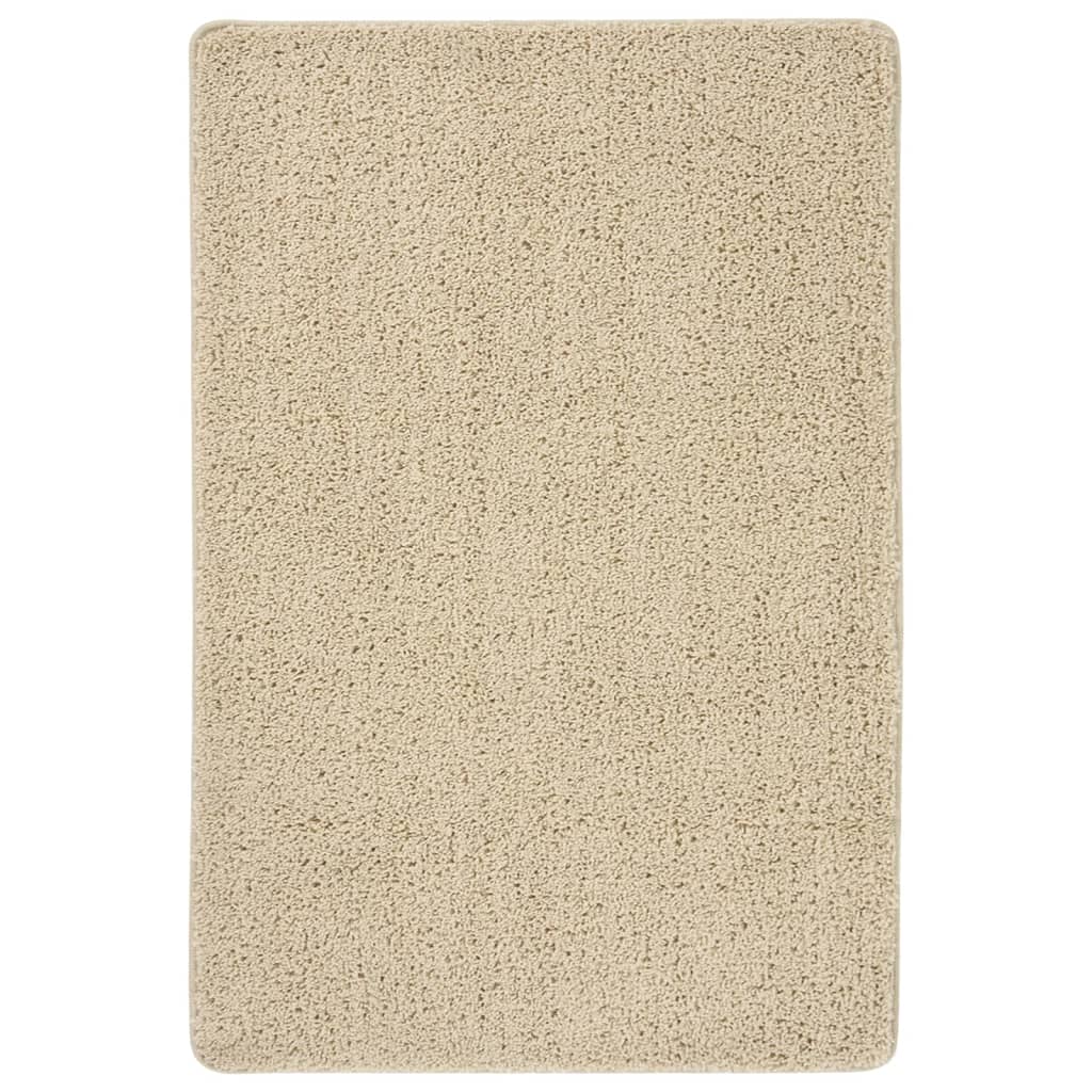 Tappeto Shaggy Crema 140x200 cm Antiscivolo cod mxl 74342
