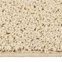 Tappeto Shaggy Crema 200x290 cm Antiscivolo cod mxl 62555