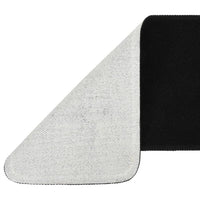 Tappetini per Scale 15 pz 60x25cm Neri Antiscivolo Rettangolari 340392