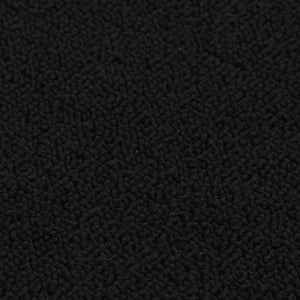 Tappetini per Scale 15 pz 60x25cm Neri Antiscivolo Rettangolari 340392