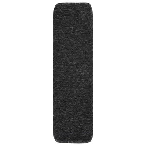 Tappetini per Scale 15 pz 75x20 cm Antracite Antiscivolo