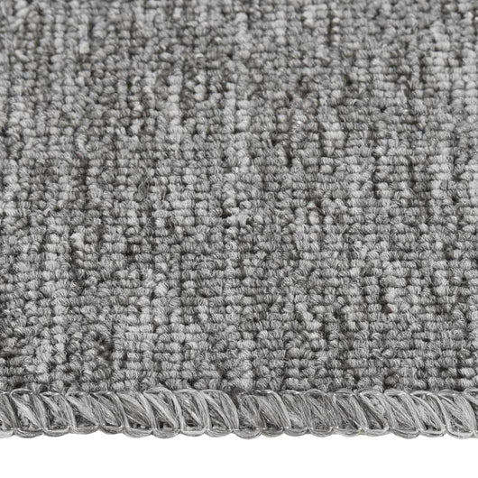 Tappetini Scale 15 pz 60x25 cm Grigi Antiscivolo Rettangolari 340396