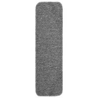 Tappetini Scale Antiscivolo 15 pz 75x20 cm Grigi Rettangolari 340397