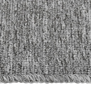 Tappetini Scale Antiscivolo 15 pz 75x20 cm Grigi Rettangolari 340397