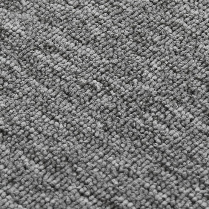 Tappetini Scale Antiscivolo 15 pz 75x20 cm Grigi Rettangolari