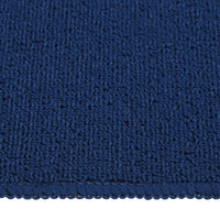 Tappetini per Scale 15 pz 60x25cm Blu Antiscivolo Rettangolari cod mxl 64178