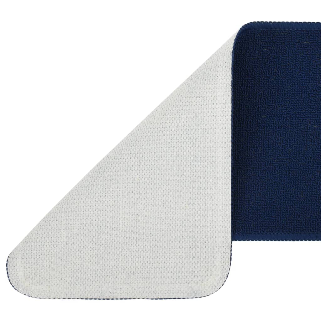 Tappetini per Scale 15 pz 60x25cm Blu Antiscivolo Rettangolari cod mxl 64178