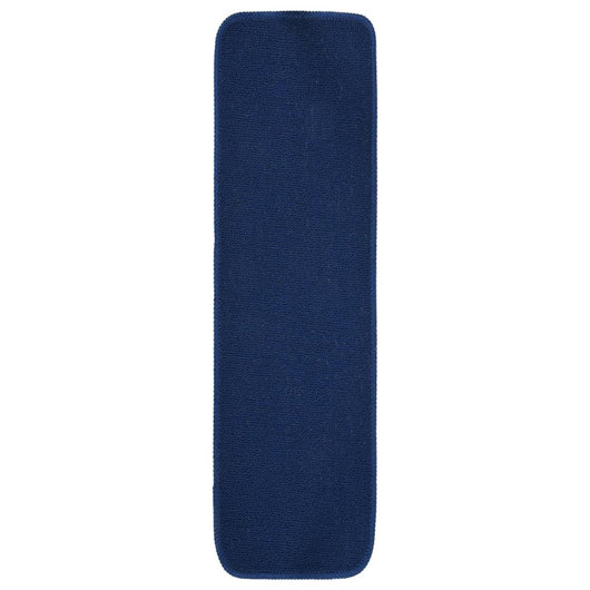 Tappetini per Scale 15 pz 75x20 cm Blu Antiscivolo Rettangolari 340399