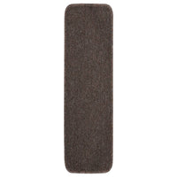 Tappetini Scale Antiscivolo 15 pz 75x20 cm Marroni Rettangolari 340401