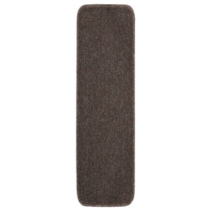 Tappetini Scale Antiscivolo 15 pz 75x20 cm Marroni Rettangolaricod mxl 104693