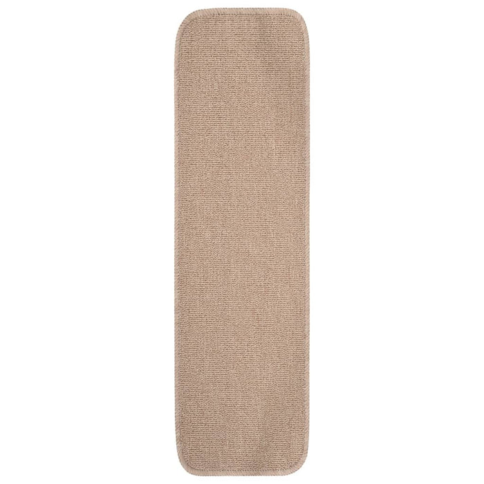 Tappetini Scale Antiscivolo 15 pz 75x20 cm Beige Rettangolaricod mxl 103351