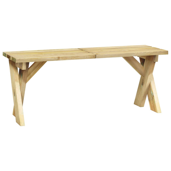 Panca da giardino mobili da giardino per esterni terrazza 110 x 36 x 44 cm legno di pino impregnato 02_0011169