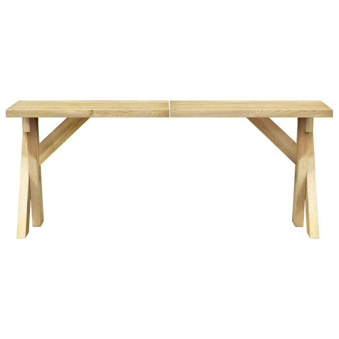Panca da Giardino 110 cm in Legno di Pino Impregnato 318421